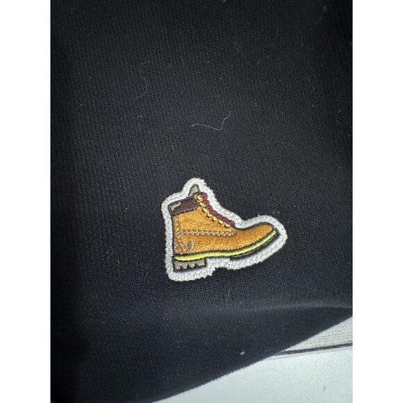 Timberland Hoodie Mens Black Brown Boot Logo Hiking Sweatshirt Organic Cotton S - Picture 9 of 10